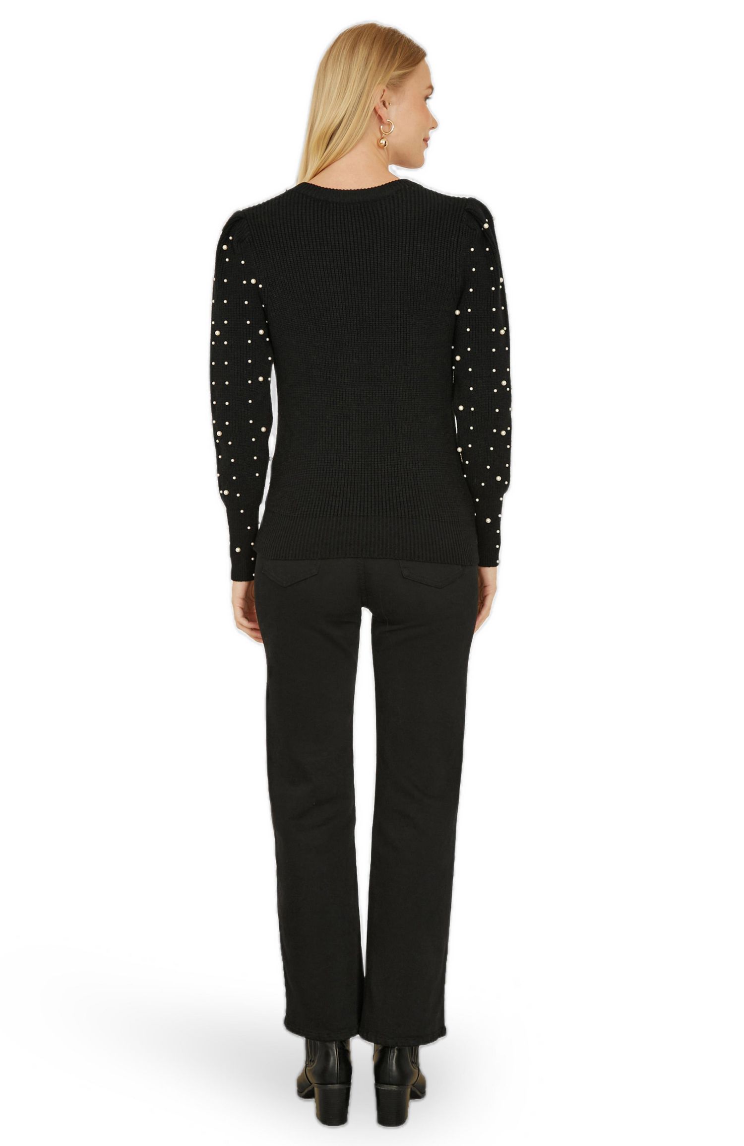 Women's All Over Bead Knitted Jumper
