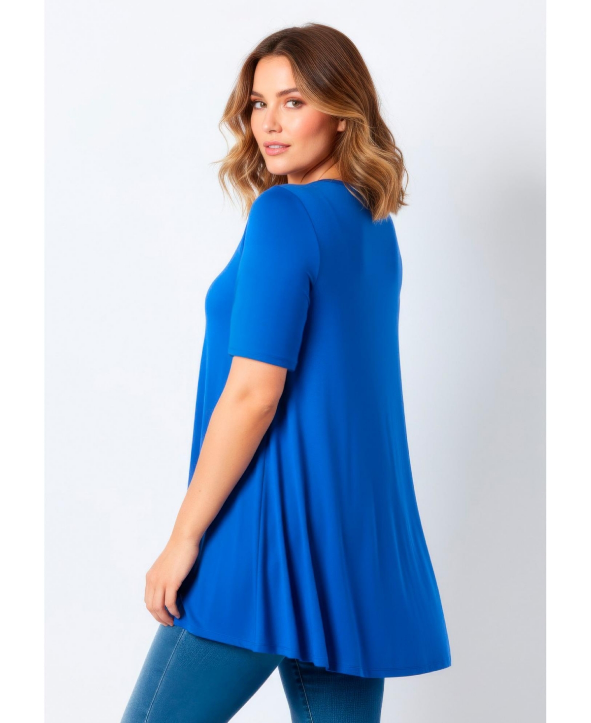 Avenue Women's Boatneck Swing Tunic