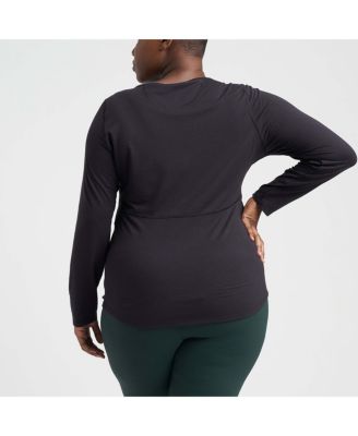 Plus Size Mia Long Sleeve Movement Tee
