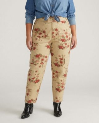 Plus Size Karlee Stretch Cotton Twill Cargo Pants