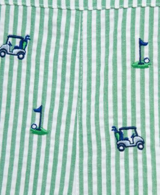 Baby Boys' Golf Shortall and Polo Shirt, 2-Piece Set