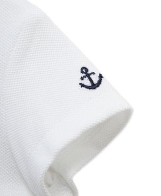 Baby Boys' Patchwork Detail Shortall and Polo Shirt, 2-Piece Set