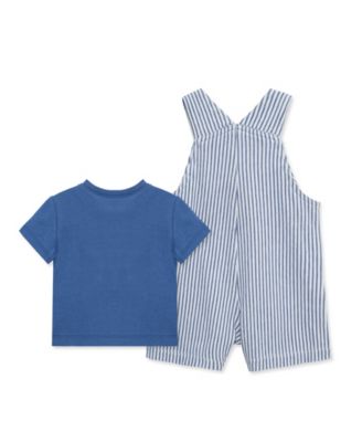 Baby Boys' Baseball Printed Shortall and Short-Sleeve T-Shirt, 2-Piece Set