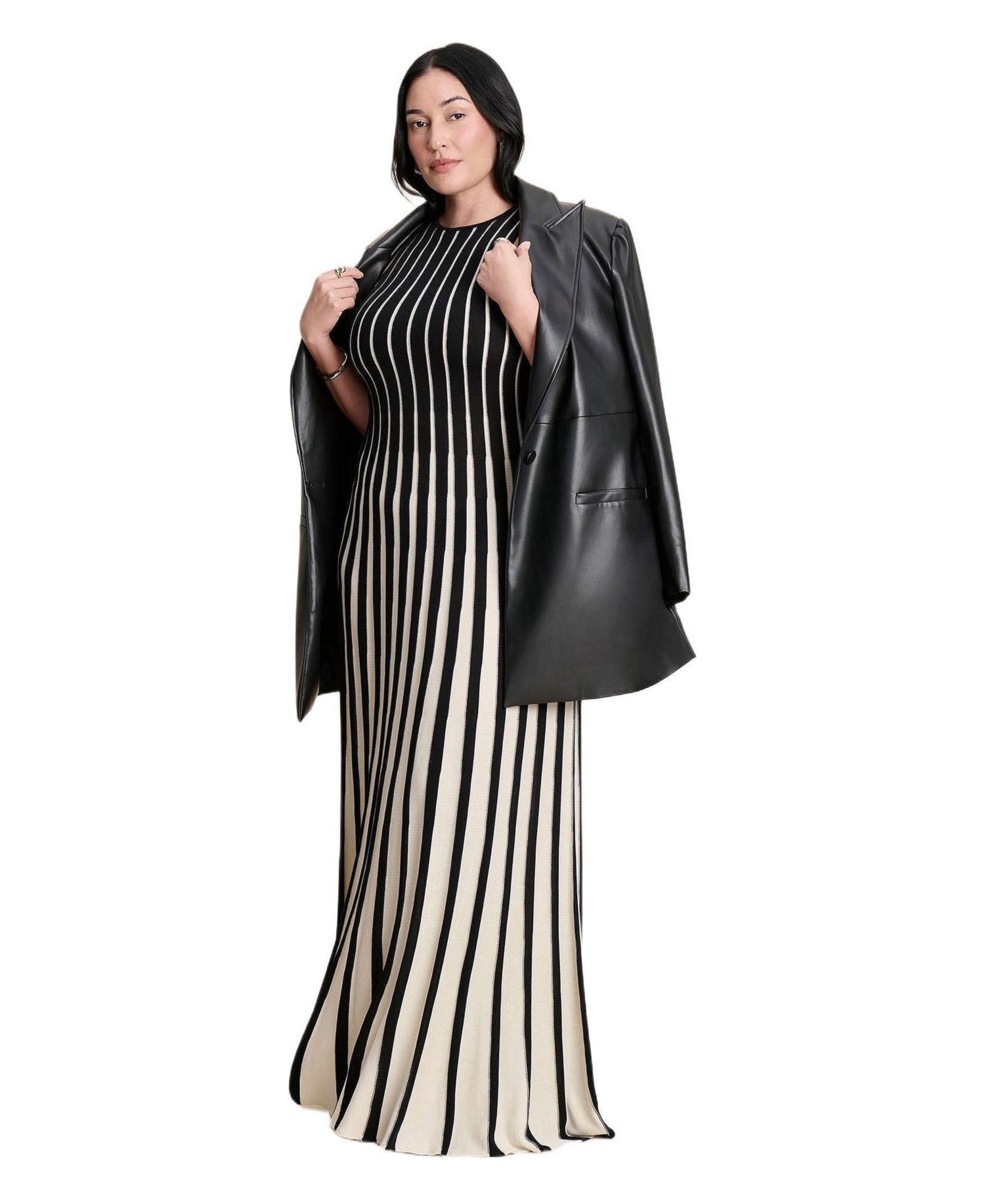 Women's Two Tone Sweater Dress