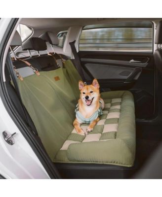 Standard Large Chessboard Lounge Dog Car Seat Bed,