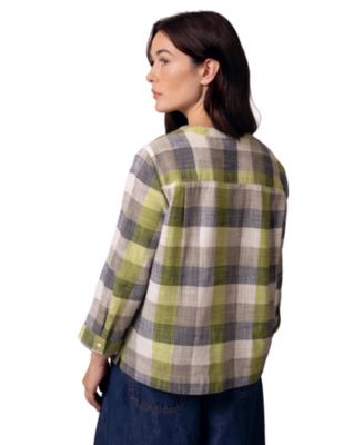 Women's Collarless Swing Blouse