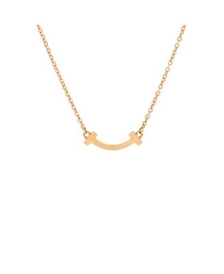 T Smile Pendant Necklace