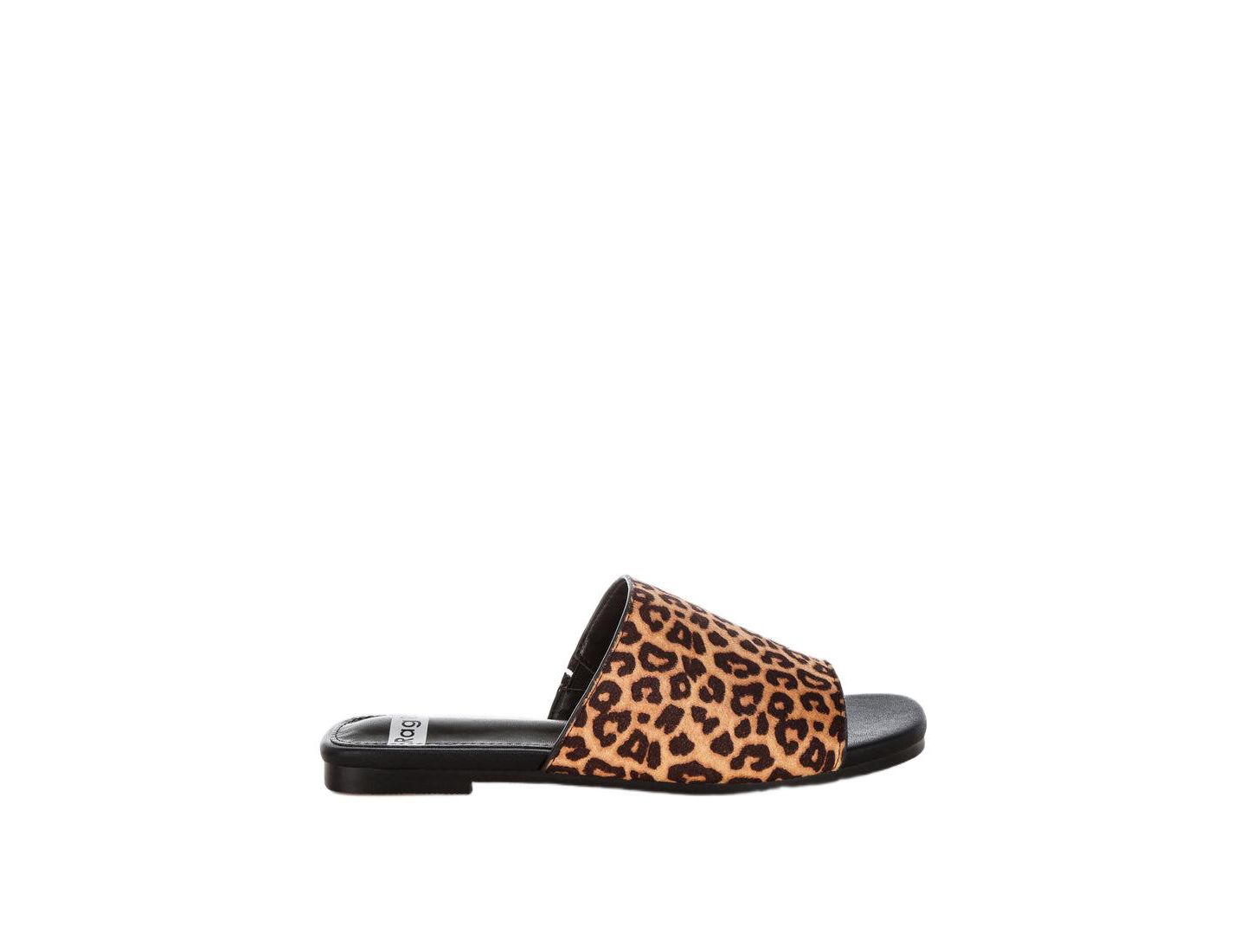 Женские балетки Rag & Co Panthera Leopard Print Slider, цвет: Леопардовый каучуковый — фото 2