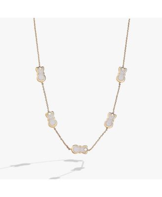 Peeps Pearlized Bunny Necklace