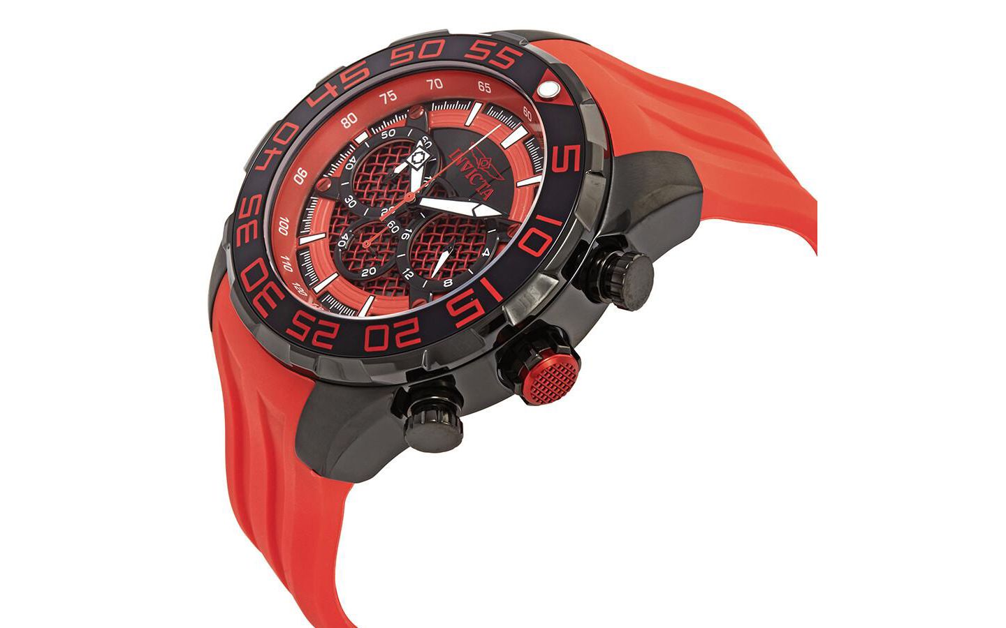 Мужские часы Invicta 26310 Speedway Quartz Multifunction Dial, цвет: Красный — фото 2