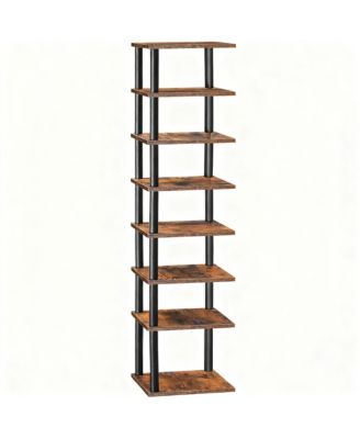 Narrow Vertical Shoe Rack, Space-Saving, Easy Assembly