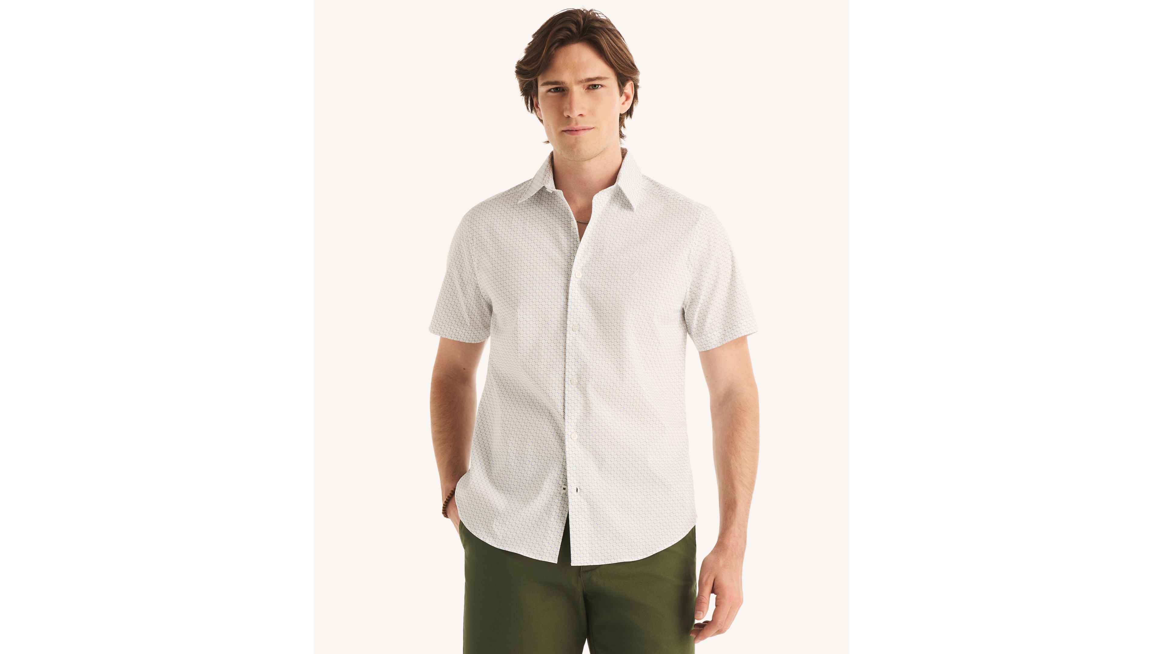 Nautica Men's Short-Sleeve Classic-Fit Shirt