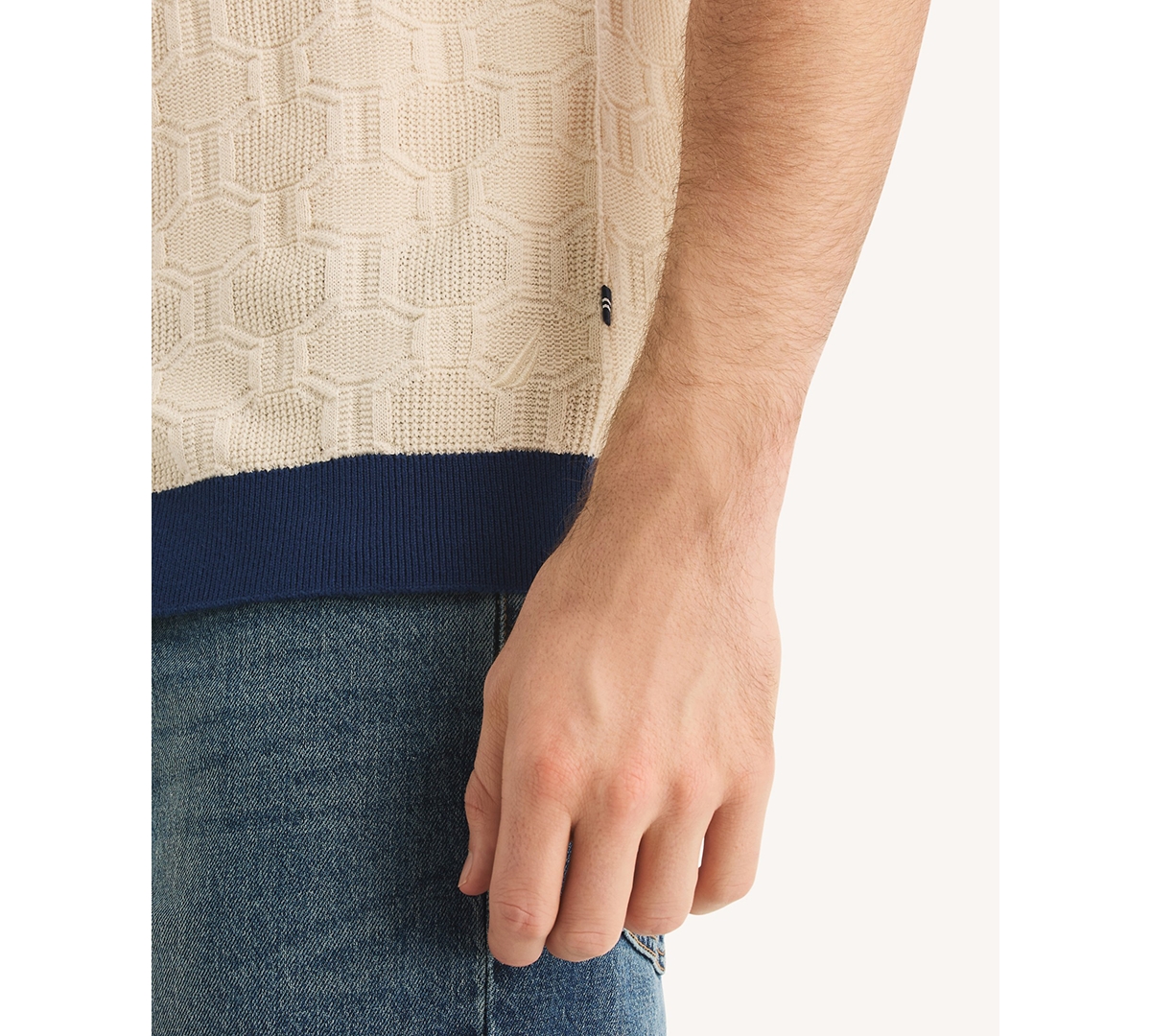 Nautica Men's Short-Sleeve Polo Sweater