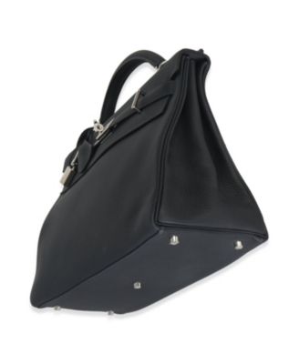 Pre-Owned Herm&egrave;s Plomb Togo Maxi Kelly Retourne 42 PHW