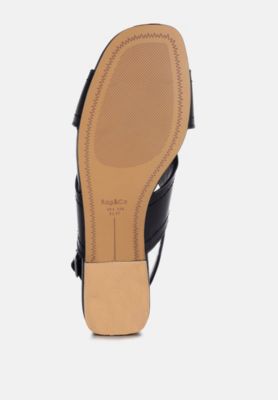 Women's Jamon Classic Cross-Strap Buckled Flats