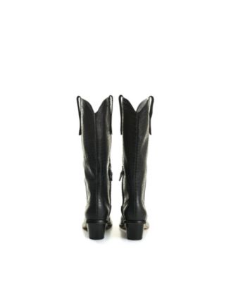 Women's Embossed Leather Boots
