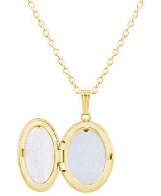 Turquoise Pendant Necklace in 14k Yellow Gold-Plated Sterling Silver