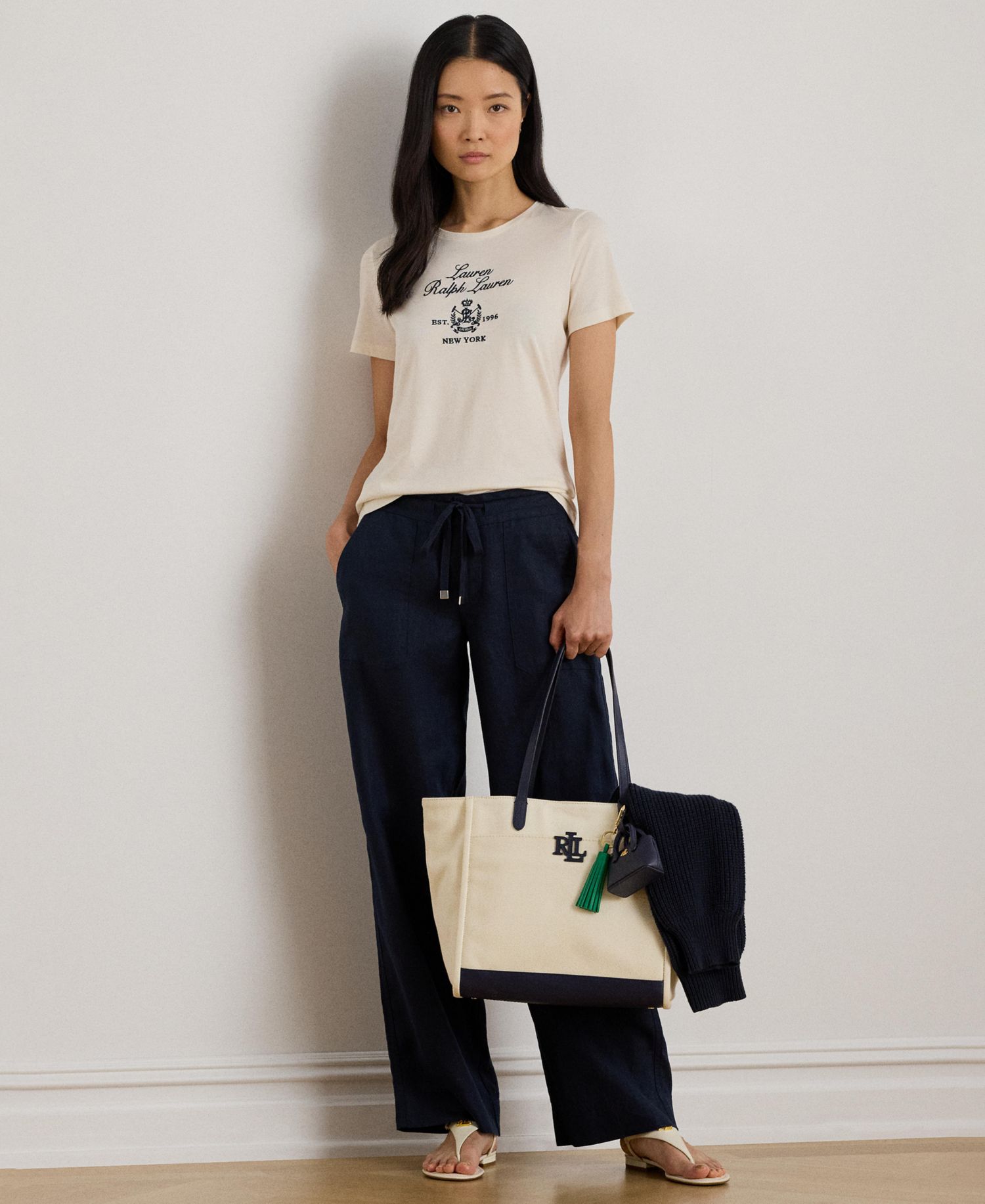 Petite Wide-Leg Linen Pants