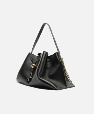 Alba Small Snap Button Shoulder Bag
