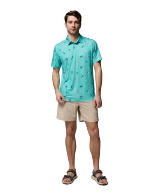 Men's Parsons Printed Short-Sleeve Polo Shirt