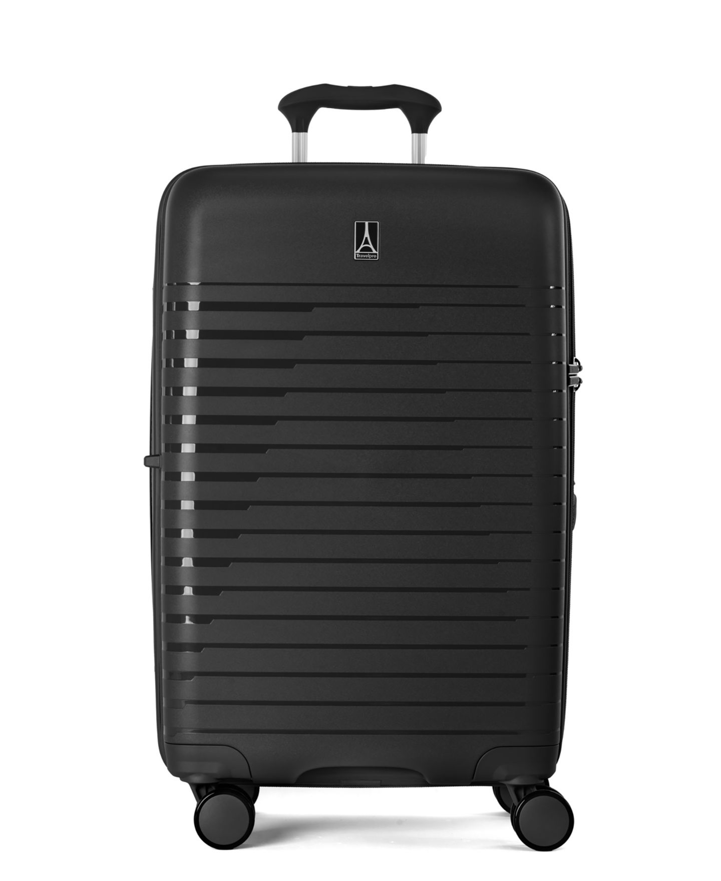 Чемоданы Travelpro Optima Medium Check-In Expandable Spinner and Packing Cubes, цвет: Чёрный — фото 2