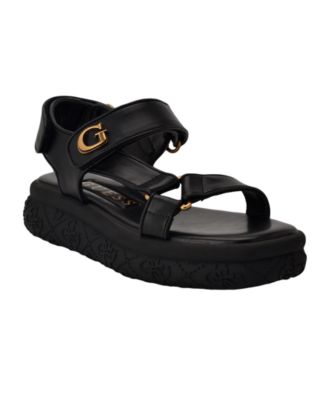 Women's Lanara Strappy Sporty Quattro G Platform Footbed Sandals