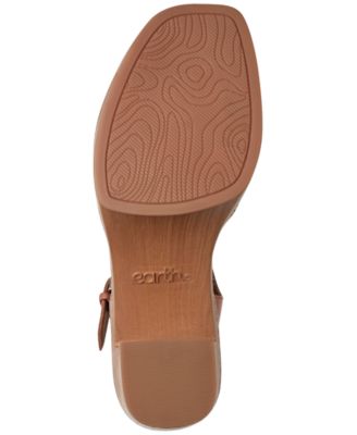 Women's Quinty Leather Platform Block Heel Dress Sandals