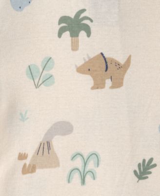 Baby Boys' Long-Sleeve Printed One-Piece Pajama Set, 2-Pack