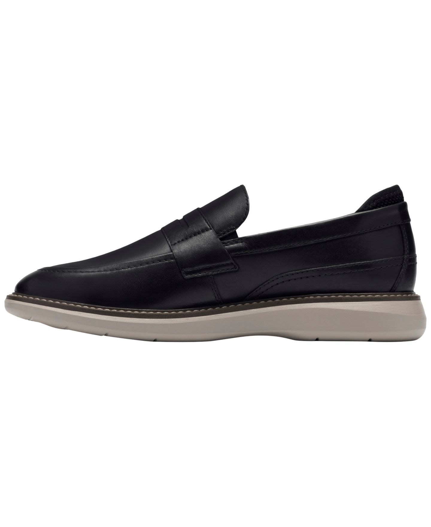 Мужские туфли Clarks Slip-on Penny, цвет: Чёрный — фото 6