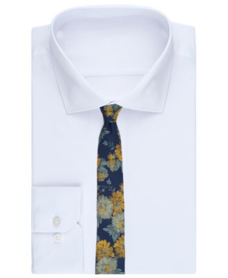 Men's Joelle Floral Skinny Tie