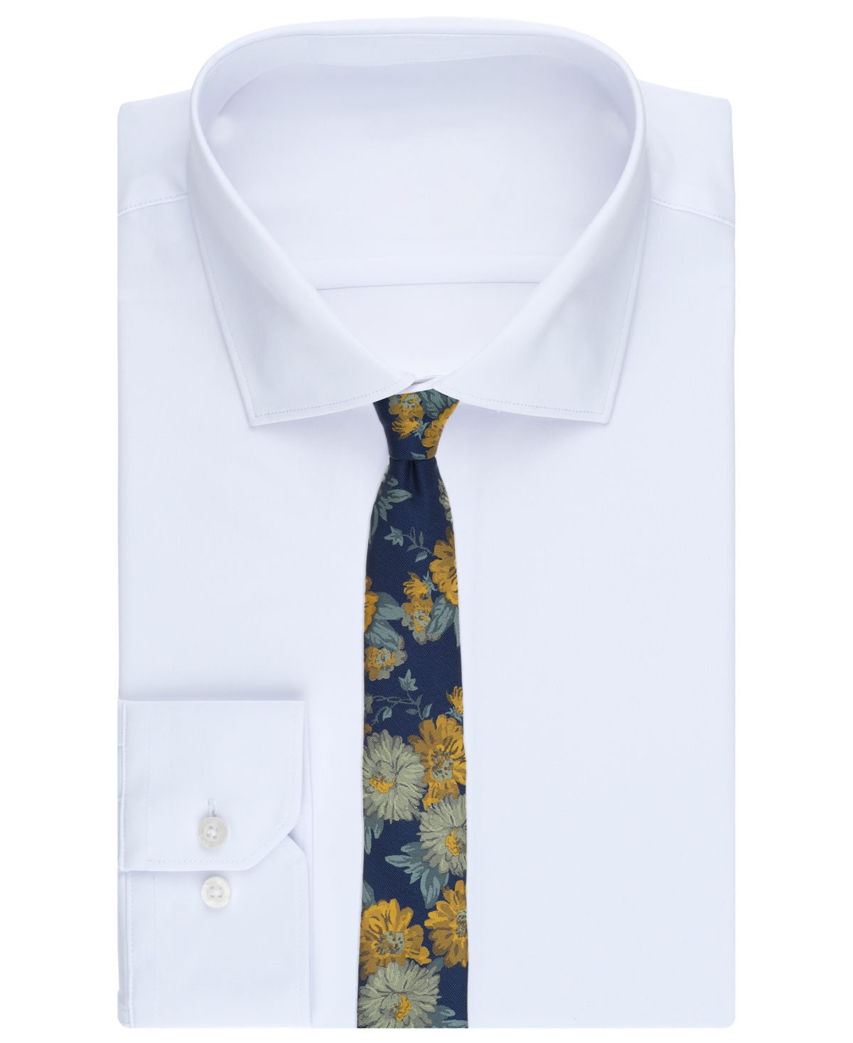 Bar Iii Men's Joelle Floral Skinny Tie, Macy's Exclusive