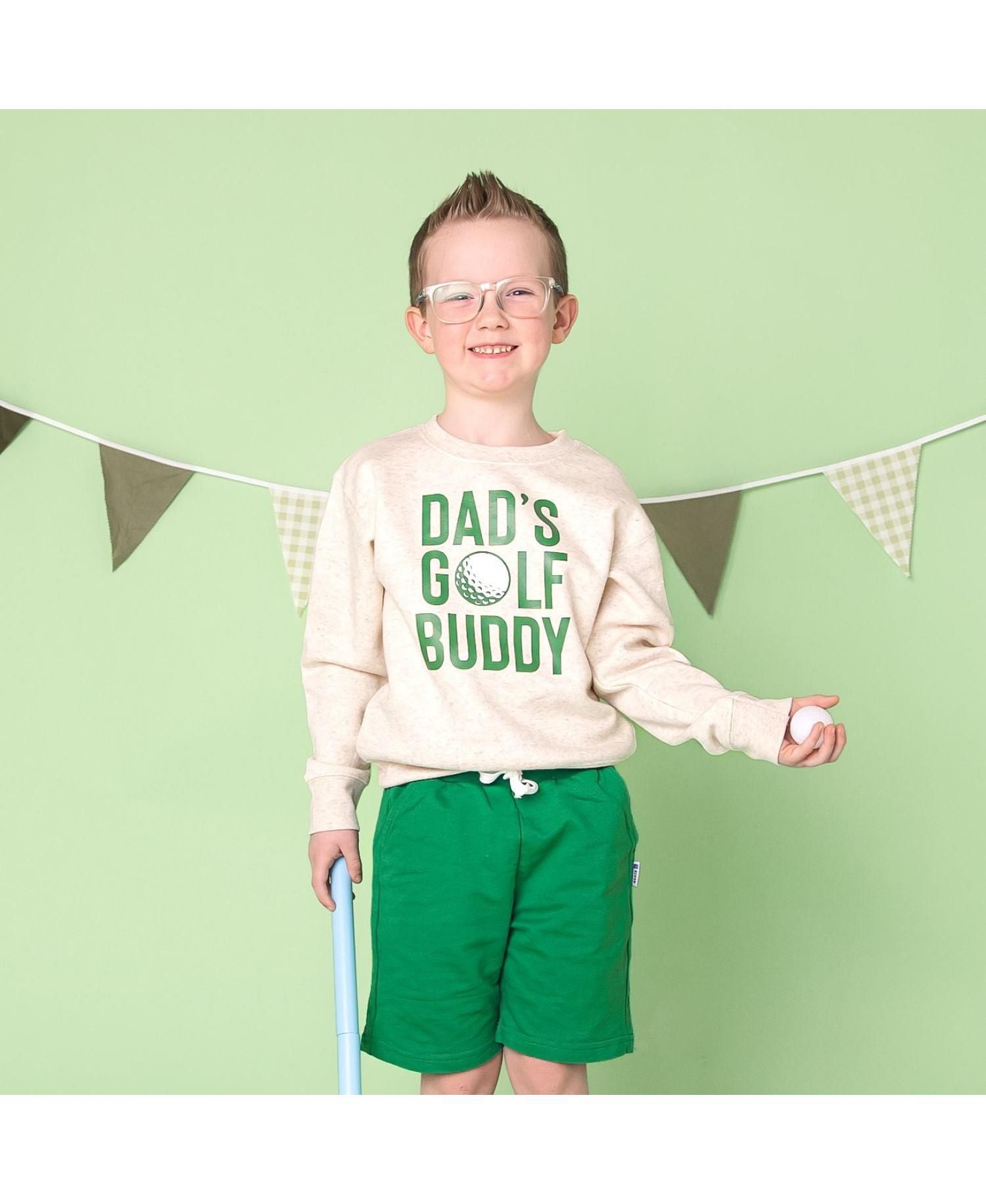 Little Boys Dad's Golf Buddy Sweatshirt