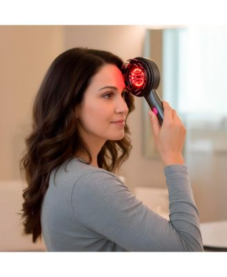 Light LED Scalp & Hair Therapy Brush & Advanced Facial Cleansing