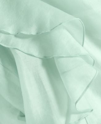 Petite Ruffle-Sleeve Peplum Blouse