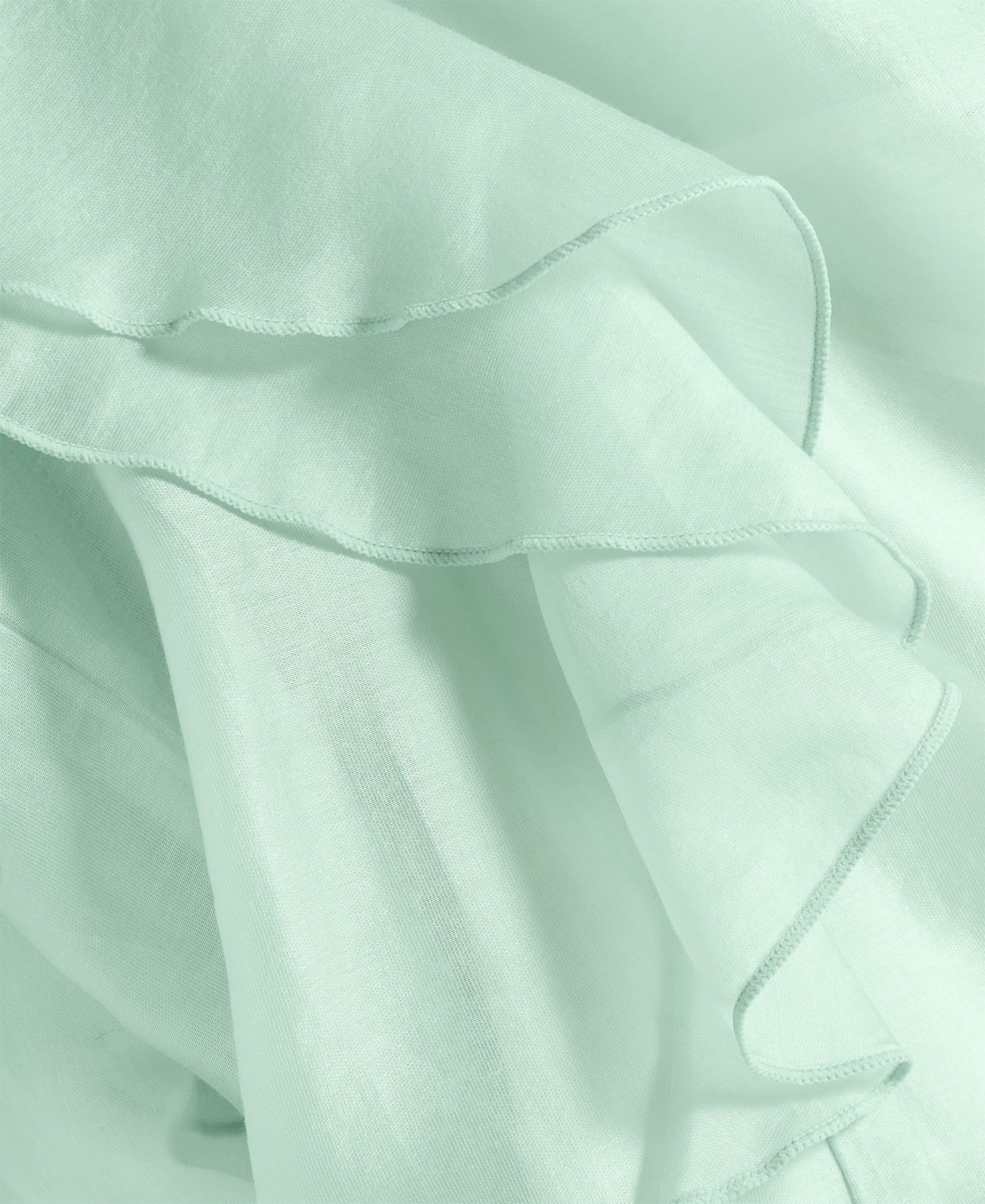 Petite Ruffle-Sleeve Peplum Blouse