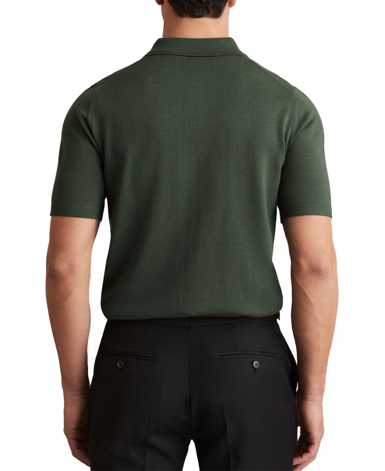 Men's Manor Merino Wool Short-Sleeve Polo Shirt