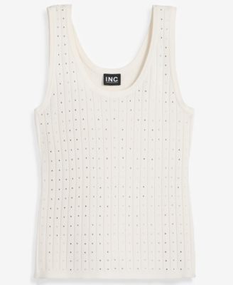 Women's Embellished Sweater Tank