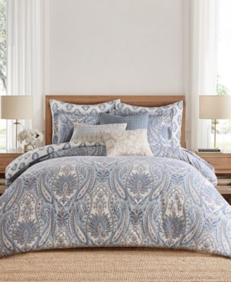 Kasey Reversible 3-Pc. Duvet Cover Set, Full/Queen