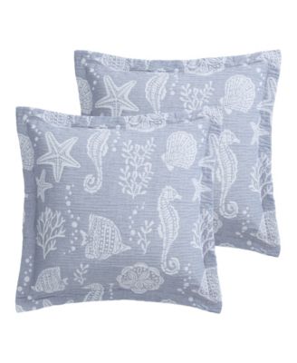 Seaside Charm 2-Pc. Sham Set, European