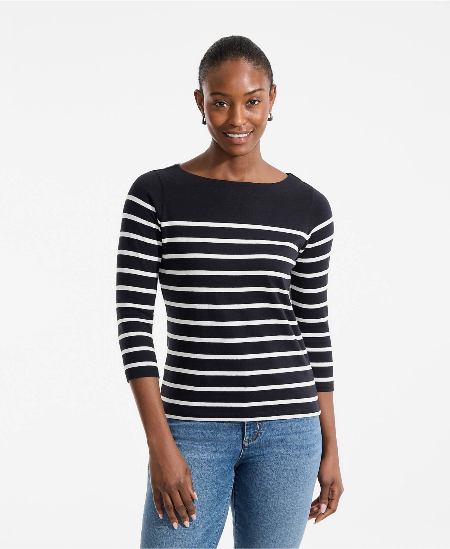 Women's Mariner Jersey Boatneck Top