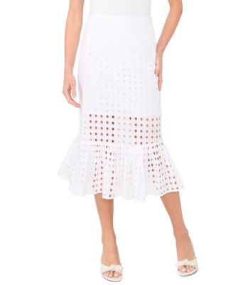 Women's Ruffle Tiered Midi Skirt