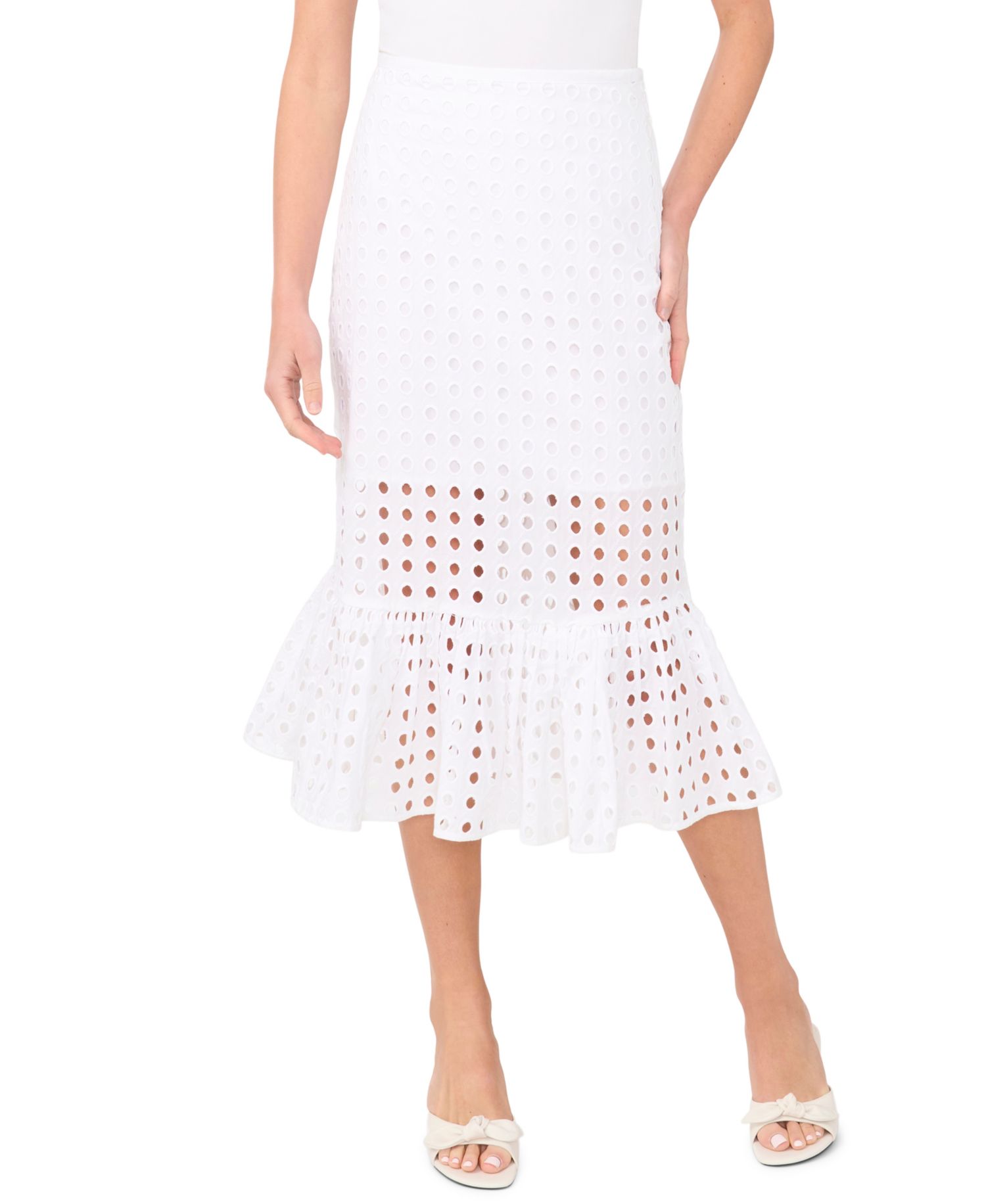 Women's Ruffle Tiered Midi Skirt