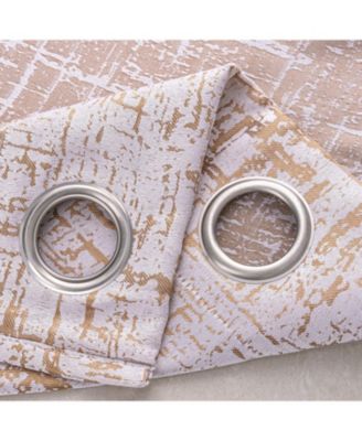 100% Polyester 140 GSM Luca Jacquard Grommet Curtain Panel 54" x 84"