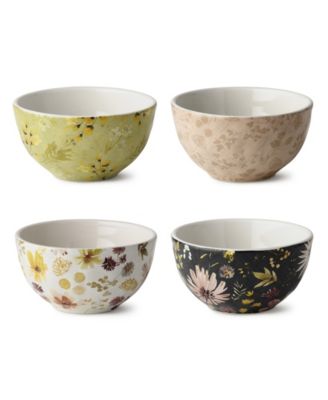 Wildflowers Ice Cream Bowls, Set of 4