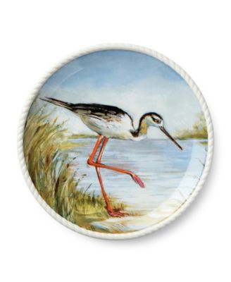 Coastal Birds Dinner Plates, Set of 4