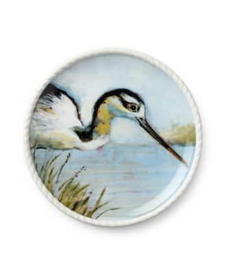 Coastal Birds Salad Plates, Set of 4