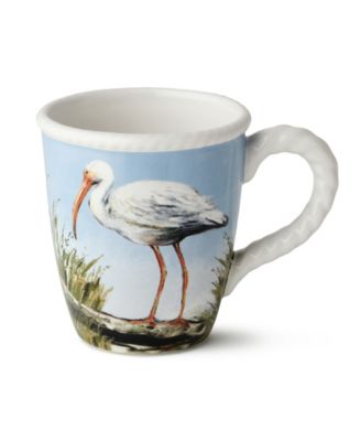 Coastal Birds Mugs, Set of 4