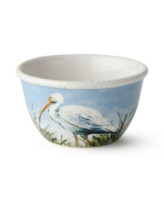 Coastal Birds Ice Cream Bowls, Set of 4