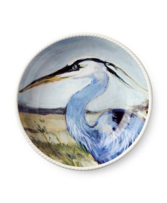 Coastal Birds Soup Bowls, Set of 4