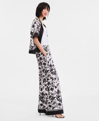 Women's Printed Twill Pants